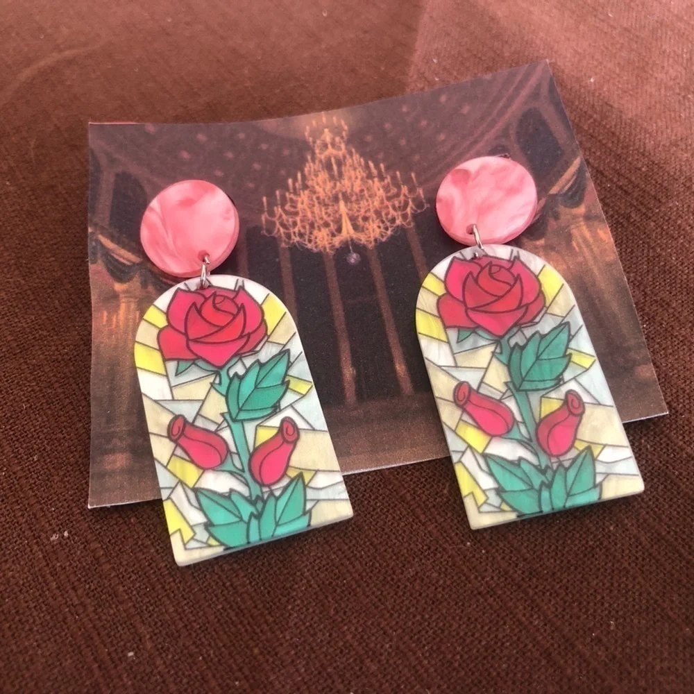 Disney Beauty and the Beast Belle Earrings